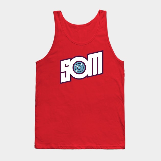 SOM 2.0 WHITE RADAR Tank Top by Spawn On Me Podcast